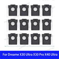 Dust Bags For Dreame X40 Ultra/L10s Pro Ultra Heat/X30 Ultra Accessories Mop Pads Disposable Activated Carbon Dust Bag Parts
