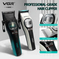 VGR Hair Trimmers Professional Hair Cut Machine External Rotor Brushless Motor Hair Trimmers Adjustable Trimmer For Men V-888C