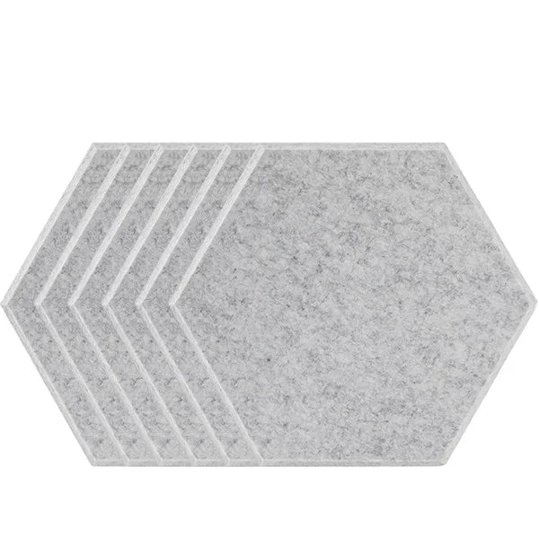 Soundproof Hexagon PET Felt Acoustic Wall Panel Recycled PET Acoustic Ceiling Tiles