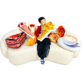 Buti Custom 3D Bread Shape Body Part Velvet Eco-Friendly Food Throw Sleeping Pillow Sofa Cushion Decoration Stuffed Toys