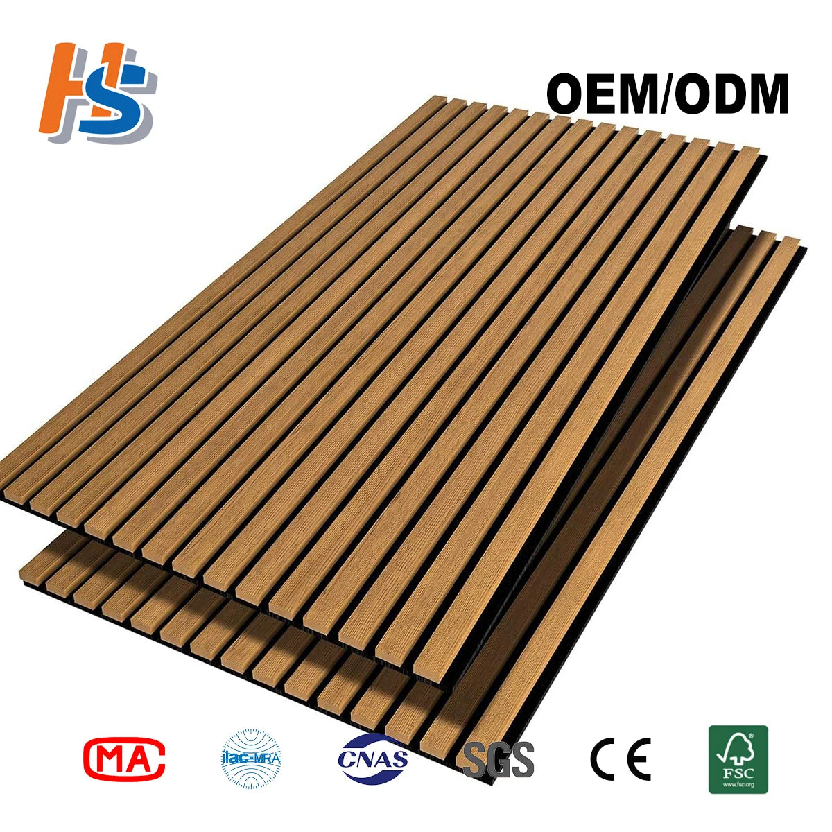 Fireproof Moisture Proof Acoustic Panels Custom Size for Home Office Commercial Renovation Noise Reduction