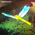 Christmas Lights Waterproof 3d Dynamic Flying Dragonfly Motif Decorative Christmas Holiday Xmas Decorations Outdoor
