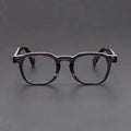 Bold Acetate Statement Glasses Retro Square Frames with Textured Temples MegaBDM