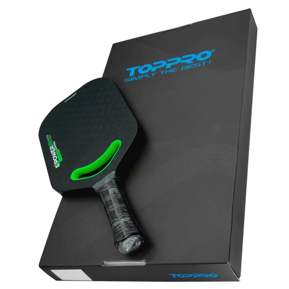 New Design TOPPRO Premium Hand Made Box Card Board + PU Foam Pickleball Delux Box
