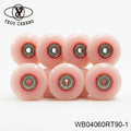 Cast PU Luggage Caster Wheel 60x24mm Red Nylon Core Custom Bag Hardware MegaBDM