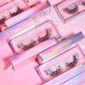 Private Label Custom 15mm Cat Eye Natural False Eyelashes Faux Mink Lashes
