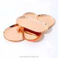30 cm 23 cm Cusotom logo Stainless Steel Rose Gold Ring Candle Trinket Jewelry Tray
