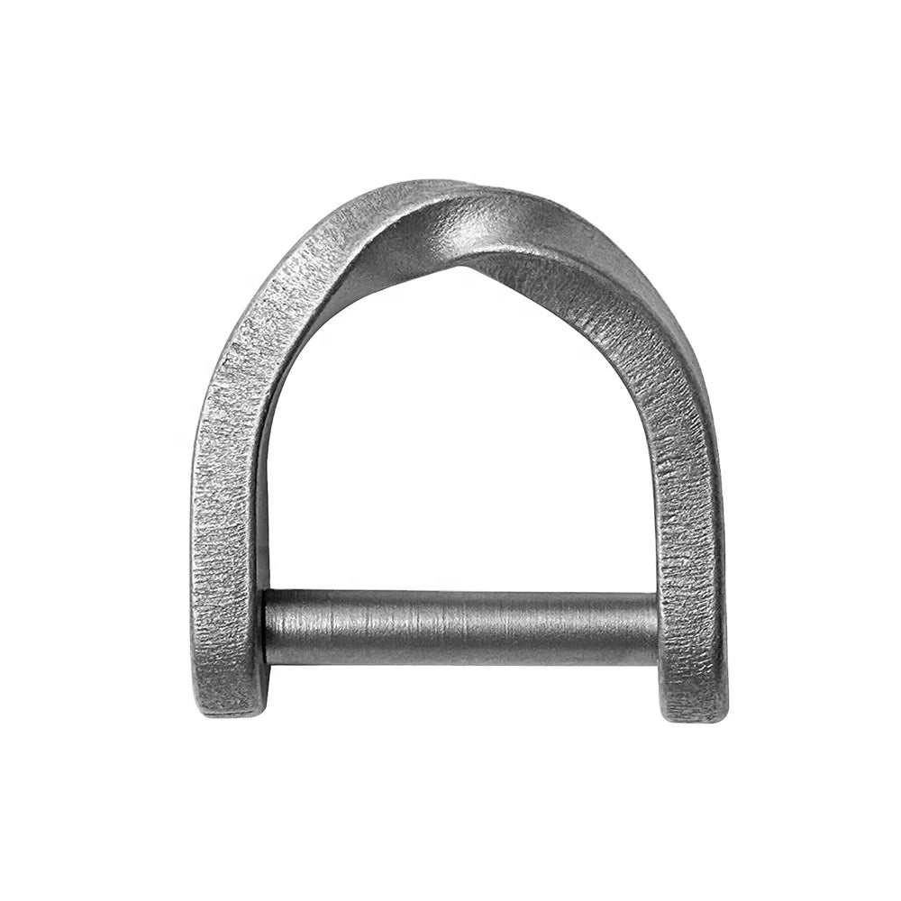 Titanium Alloy Horseshoe Clasp Car Key Connecting Clasp Outdoor Hanging Key Bag Detachable D-type Clasp