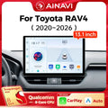 Ainavi 13.1 Inch For Toyota RAV4 2019 2020 2021 2023 2025 XA50 2K HDMI Car Radio CarPlay Android Auto Player 4G Car Multimedia