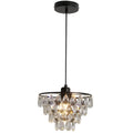 American Retro Crystal Chandelier Living Room Bedroom Entrance Simple Light Luxury Restaurant Lamp Room Creative Droplight