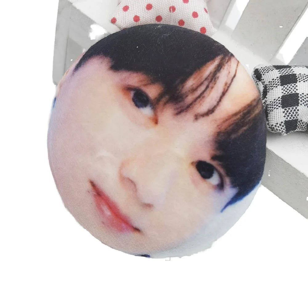 Custom Buttons Pins Cute Pin Button Badge Cmyk Print Plush Kpop Image Button Pins Badge