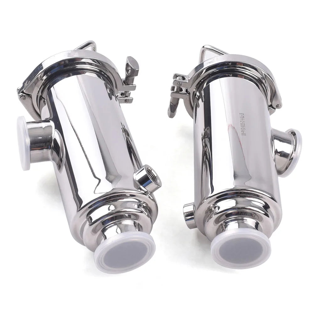 ZHEHAN High-Pressure Inline Filter for Orange Juicer Food Grade Stainless Steel 10 Year Warranty