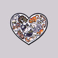 Cute Cats Enamel Pin Heart Brooch Pines Lapel Pins Badge on Backpack Clothing Accessories Animal Jewelry Friends Gifts MegaBDM