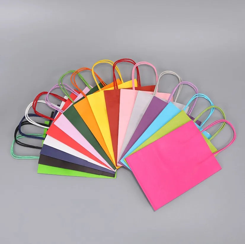 Wholesale Customized Brown Kraft Paper Shopping Bags Fashion Take-Away Food Bag From China MegaBDM