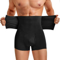 High Waist Nylon Compression Men's Sports Shapewear Vest Breathable Body Shaper Pants Thermal Knitted Features Butt Lifter
