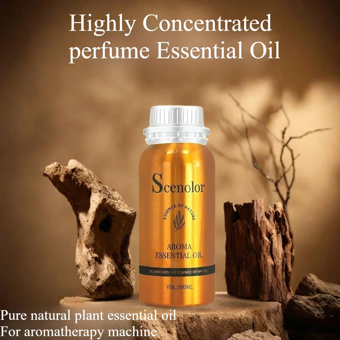 500ML Perfume Essential Oil Home Air Freshener Aroma Diffuser Machine Pure Plant-Based Famous Brand Essential Oil
