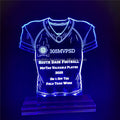 NO MOQ Full Personalized Corporate Seasonal Holiday Warming Light-Up LED Acrylic UV Printed Promotional Party Display Place