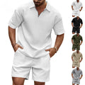 OEM Customized Logo Design Men's Casual Trendy Fashionable Comfortable New Arrival Two-piece Suit