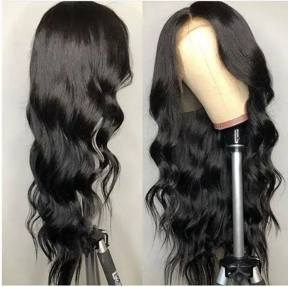 hd  Transparent Brazilian Human Hair Lace Front WigStraight Virgin HairWig for Black Women Pre Pluck Lace Wig With Baby Hair
