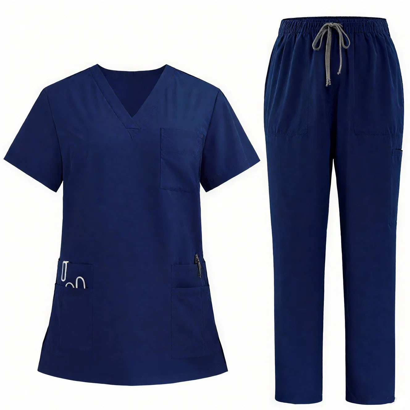 Nursing Clothing Short Sleeve Scrubs Set Clinic Design Female Women Hospital Uniforms Beauty Salon SPA Work Wear