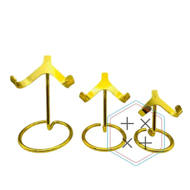3 Colors Stone Crystal Ball Display Holder