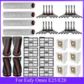 (NEW Version Filter) For Eufy Omni E25/E28 Vacuum Cleaner Parts Side Brush Roller Brush Main Brush Dust Bag Replacement