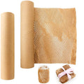 Wholesale Custom Recyclable Brown Honeycomb Kraft Paper Roll Eco-Friendly Craft Paper Wrapping Cushion Packaging
