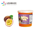 Leamaxx Passion Fruit Bursting Boba 15-Popping Pearls Tapioca Ball Sweet Sour Bubble Tea Topping 15% Real Juice 18-Month Shelf