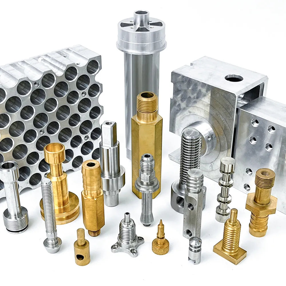Custom OEM Metal Parts Turning Machined Prototype Copper Titanium Milled Turned Milling Aluminum Component Metal Material