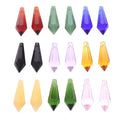 Chandelier Crystal Prism Pendant Crystal Multicolor Faceted Glass 38mm Tip Drop Crystal Lighting Lamp Replacement