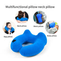 Inflatable U-shaped Type Washable Multifunctional Waist Pillow Neck Support Pillow