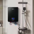 Manufacturer's Instant Electric Tankless Water Heater for Household LED Temperature Display for Hotels Apartments Plastic