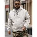 Men's Hooded Windbreaker Jacket Lightweight Hoodie Outdoor Camping Hiking Running Travel Large Size Jackets for Men Stylish