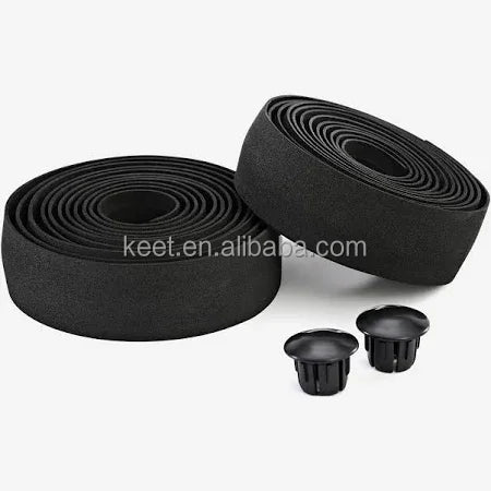 KEET Ergonomic Bicycle Handlebar Grips with Non-Slip Rubber Surface Shock Absorption for Mountain/Road Bikes