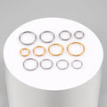 Right Grand Mirror Polish Titanium ASTM F136 Implant Grade Plain Classic Hinged Septum Clicker Nose Rings