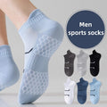 Men's Sweat Absorbing and Ear Lifting Sports Socks Mesh Breathable Men's Socks Massage Bottom Cotton Socks MegaBDM