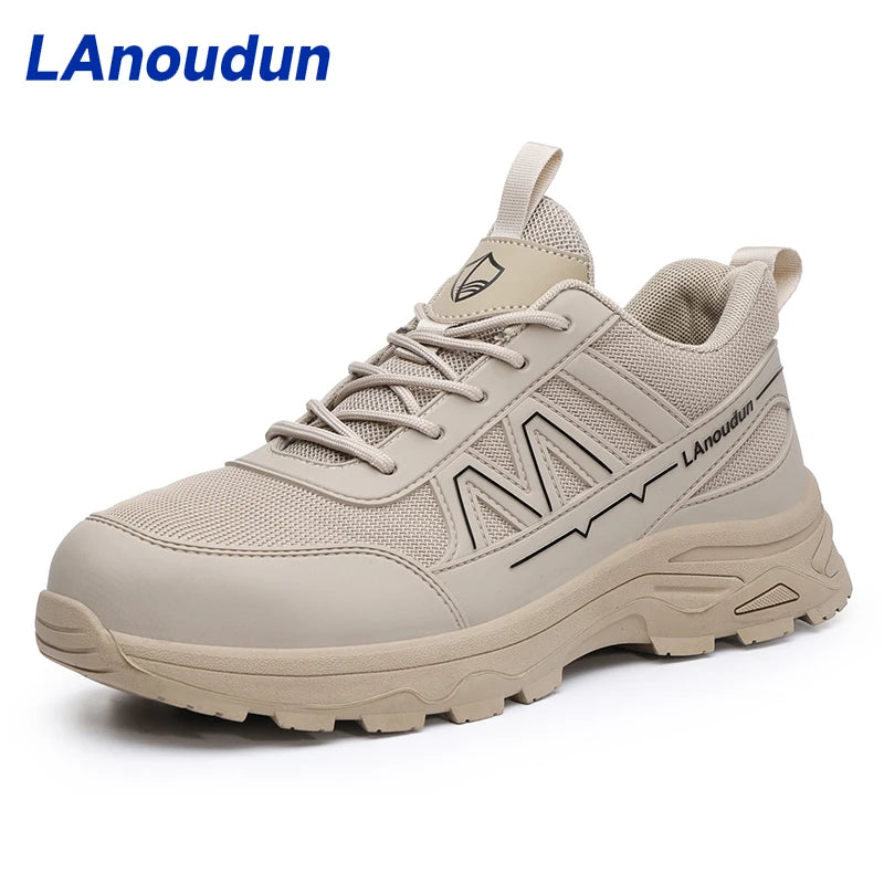 LAnoudun Multiple Colors Color Microfiber Upper European Standard Steel Toe Rubber Sole New Style Safety Shoes