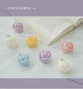 Bestsun Colored Romantic Rose Flower Shaped Small Candles Soy Wax Scented Organic Candles for Home Decoration