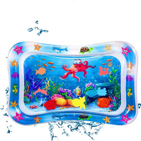 Newborn Baby Educational Soft Toys Puzzle Sensory PVC Inflatable Water Mat for Floor Play