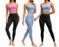 Oem Customized logo Design High-intensity Exercise Women's Yoga Suit Beautiful Back Trade High Quality Slimming Yoga Set MegaBDM