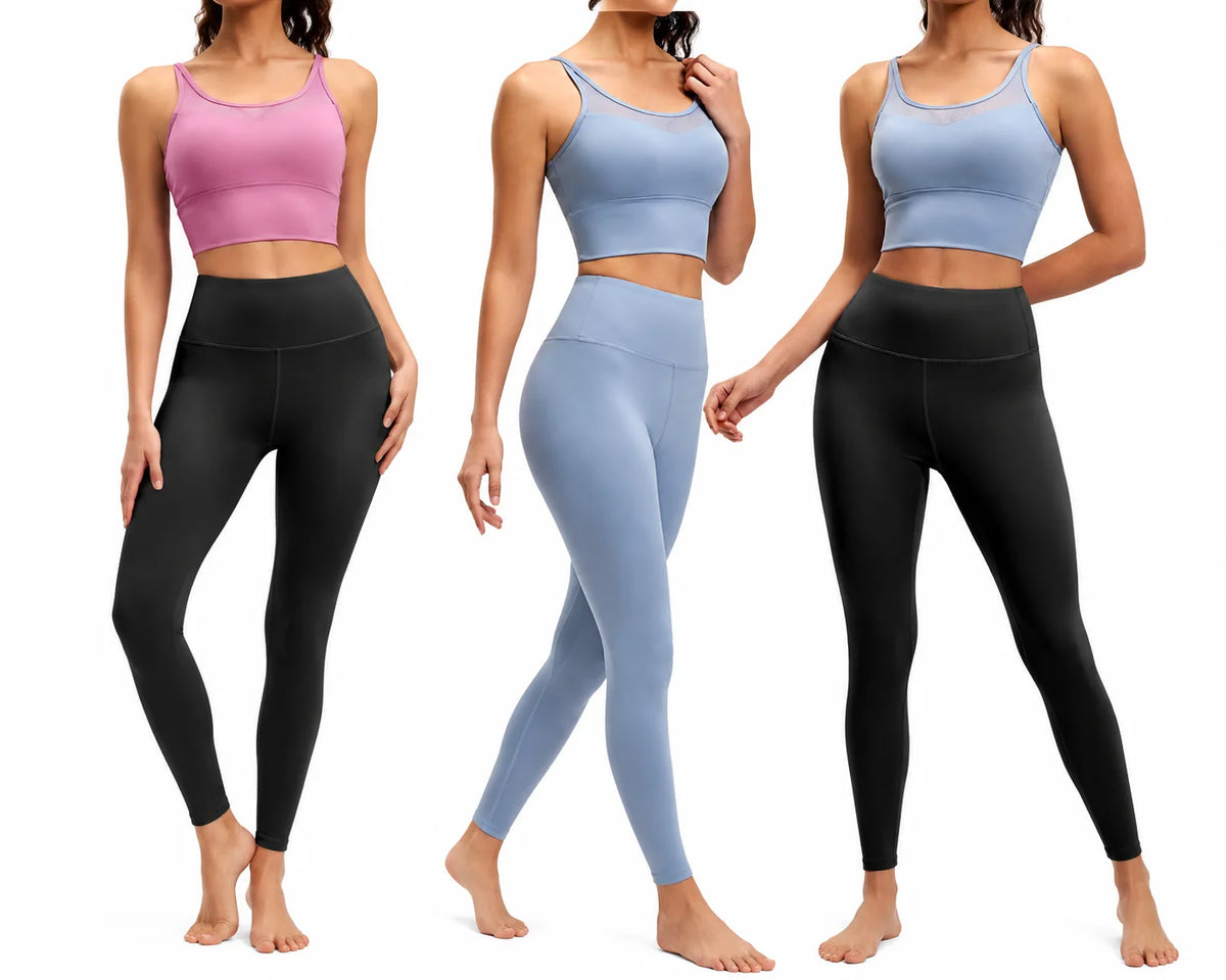 Oem Customized logo Design High-intensity Exercise Women's Yoga Suit Beautiful Back Trade High Quality Slimming Yoga Set MegaBDM