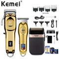 Kemei KM-2628 KM-678 KM-2024 USB Rechargeable Hair Clipper Professional Cordless Men Hair Trimmer Men's Hair Cutting Machine