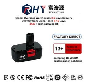 19.2 Volt 5000 MAh Li-ion Replacement Battery 19.2V Powered Tool Set Battery for C3 C3 11375 11376 Cordless Drill