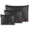 Waterproof Fireproof Document Bag Portable File Storage Cash Safe Pouch Money Envelope File Folder for Document Money Storage