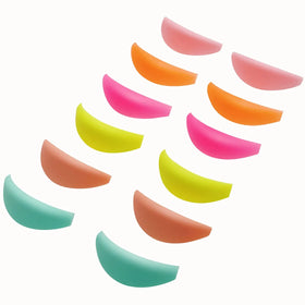 Custom LOGO 6 Pairs Lash Perm Rod with Lower Lash Lift Shield Glueless Lash Lift shields Reusable Korean Lash Lift Pads