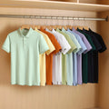 Custom Logo Golf for Polo T-Shirt Quick-Drying Slimming 4-Way Stretchable High-Elasticity Anti-Wrinkle Polo Shirt MegaBDM
