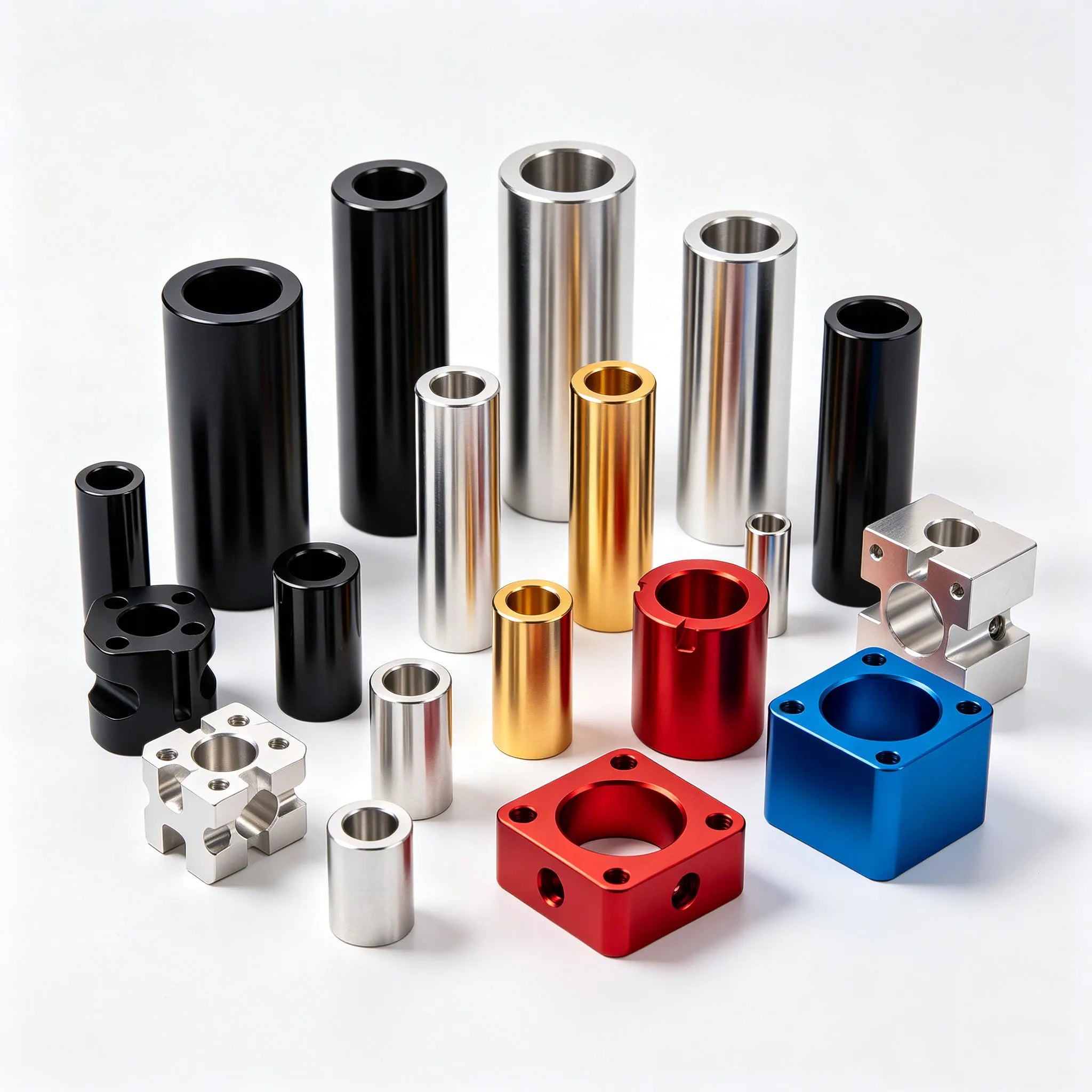 Chinese Customized Precision Machining Part Aluminum Alloy CNC Machining Light Housing\Pump Cylinder