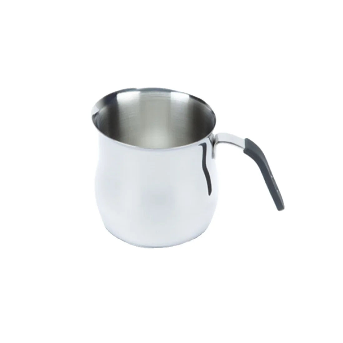2025 New Home Kitchen Tools Eco-Friendly Stainless Steel AISI 304 18/10 Milk Jug 1/h 3-Ply Induction Silicone Handle Metal