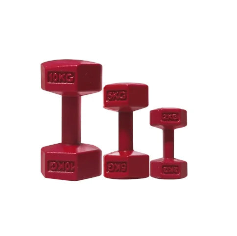 1Set 1/6 1/12  Doll House Simulation Mini Dumbbell Sports Equipment Toy Model Decor