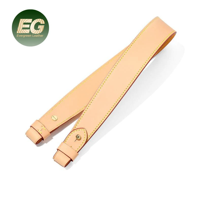 Lst547 Designer Perforated Genuine Vachetta Leather Handbag Straps for Replacement Luxury Vintage Custom Shoulder Bag Strap MegaBDM